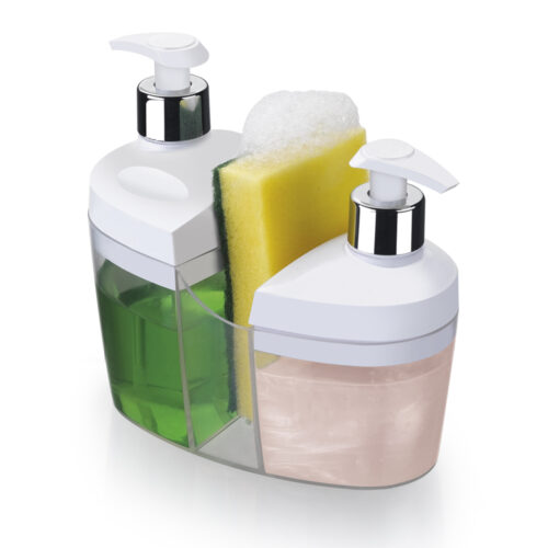 KIT PIA 3X1 - PORTA DETERGENTE, SABONETE E BUCHA