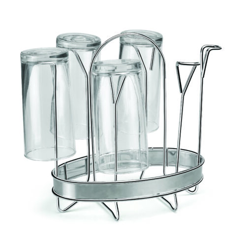 PORTA COPOS DE MESA INOX BY ARTHI
