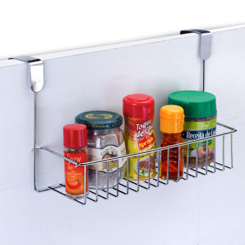 SUPORTE PARA UTENSÍLIOS PARA PORTA CROMADO
