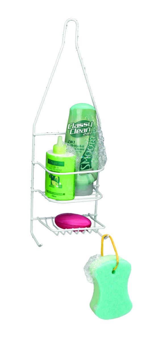 PRATELEIRA/PORTA SHAMPOO E SABONETE SINGLE EMBORRACHADO